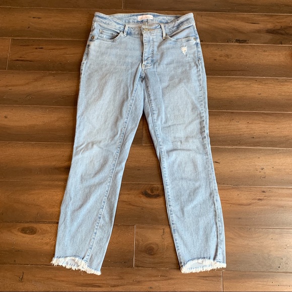 LOFT Denim - Loft Curvy Skinny Crop Jeans w/ Slim Pocket